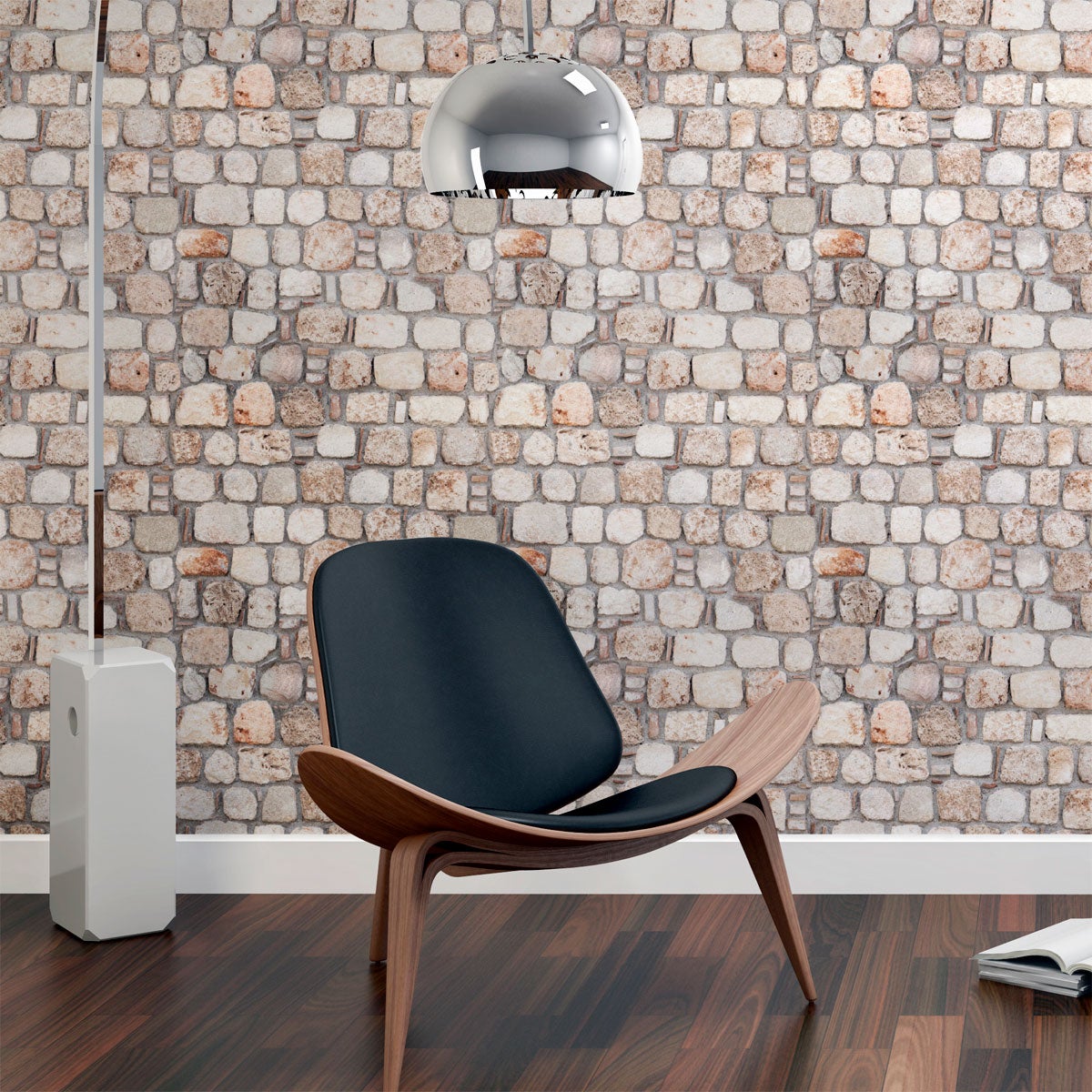 Adesivi materiale Pietre di Montmartre - Sticker adesivo - adesivi murali - 60x60cm - 4