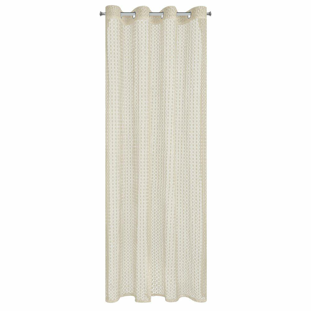 Firana MIRELLA EUROFIRANY 140x250 cm beżowa 1 szt.