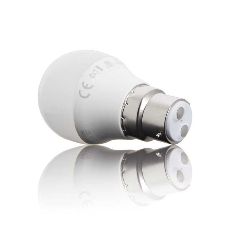 Xanlite - Ampoule LED P45, culot B22, 5,3W cons. (40W eq.), lumière blanc neutre - EB470PCW - 4