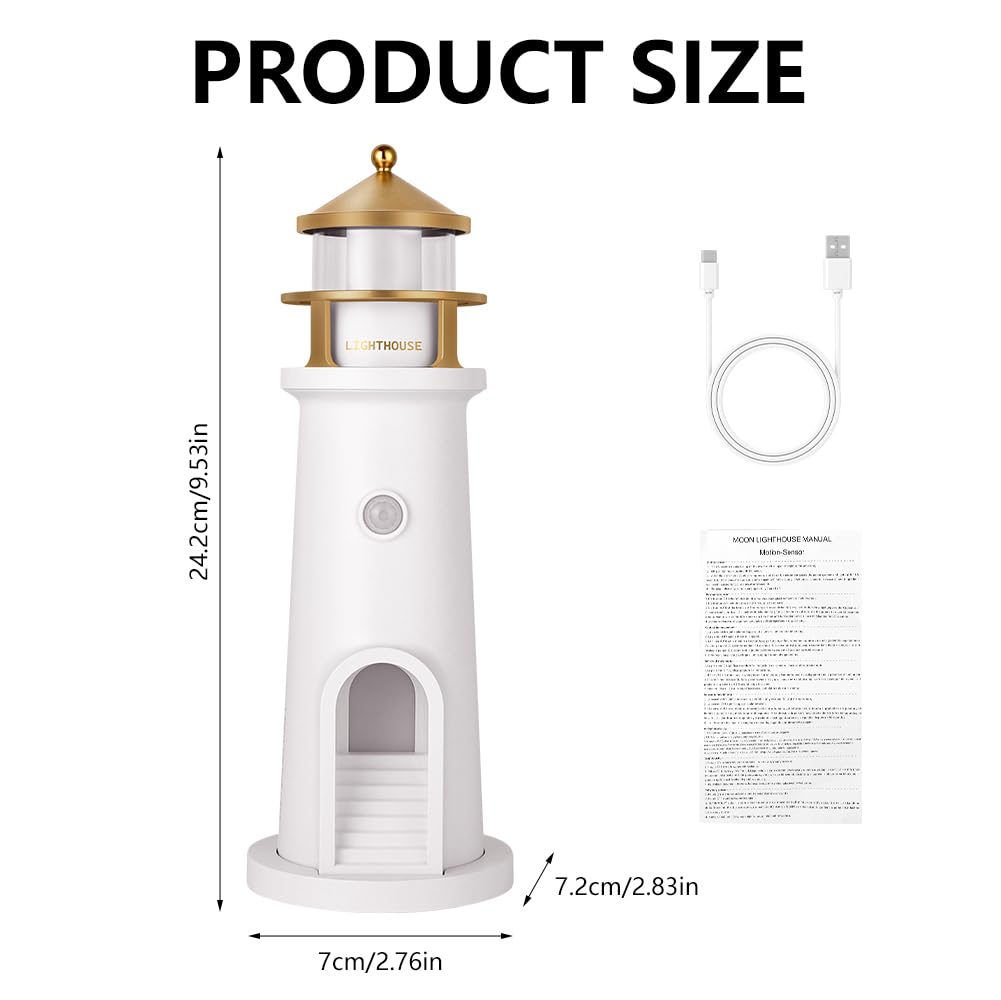 Lampada Proiettore Luna, Faro Lunare con Sensore Automatico Portatile Senza Fili, Proiezione Luce LED Ricaricabile, Regalo per Bambini, Compleanno | Leroy Merlin