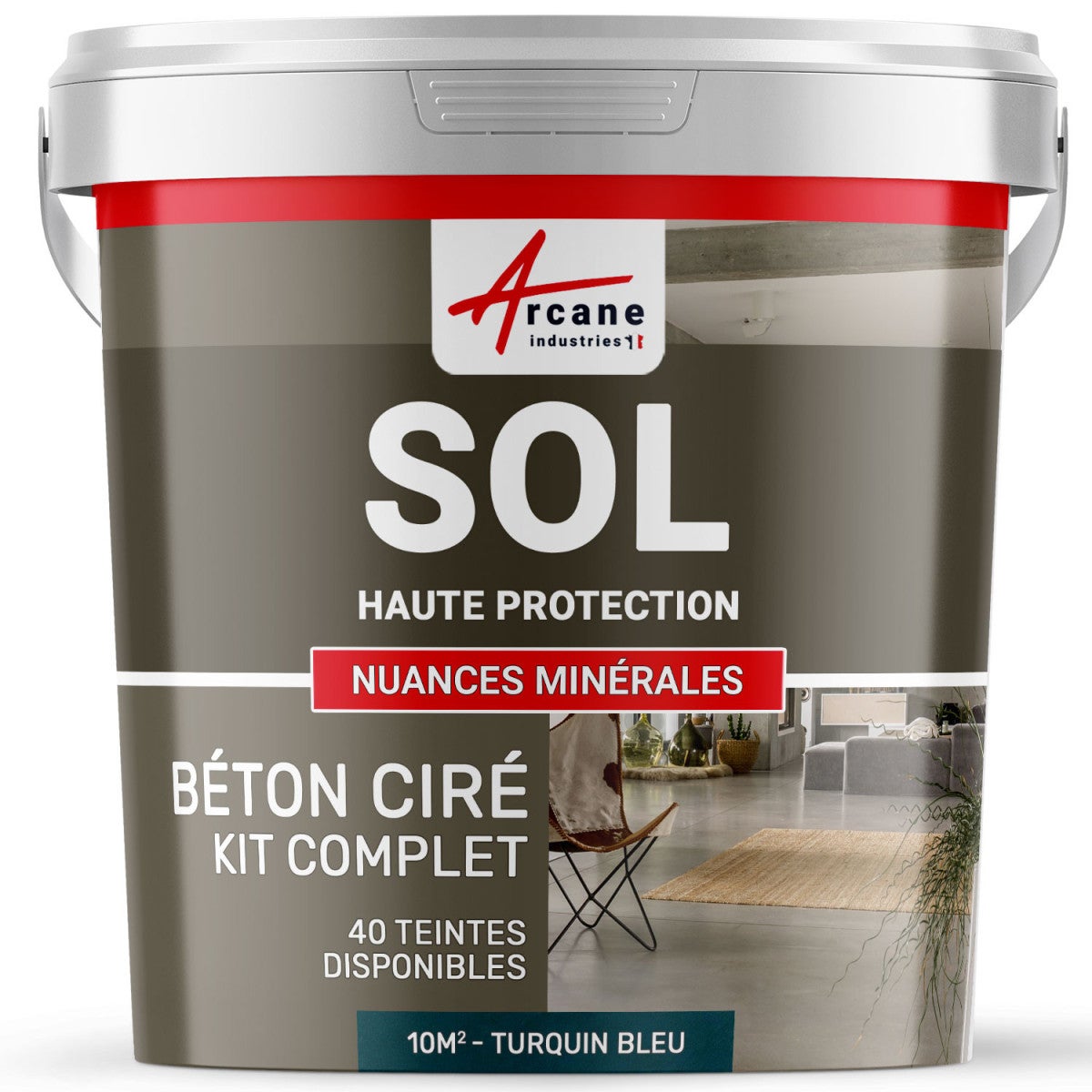 Microcemento para suelos interiores: alta protección - 10 m² (en 2 ...