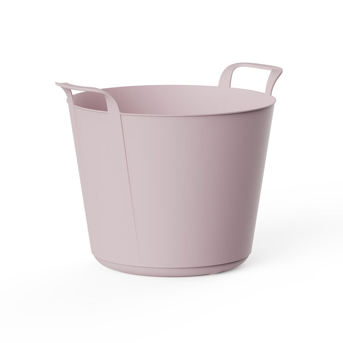 Bacinella Per Bucato Tonda 22 Litri In Plastica Riciclata - Ecoplast, Manici, Made In Italy, ø36,5x18 Cm - 6
