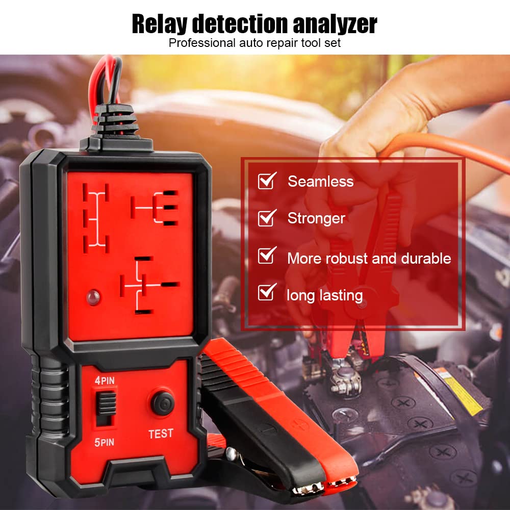 Tigrezy 12V Tester relè per auto Strumento diagnostico per