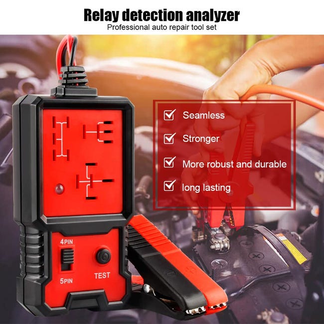 Tigrezy 12V Tester relè per auto Strumento diagnostico per Tigrezy 12V Tester relè per auto Strumento diagnostico per