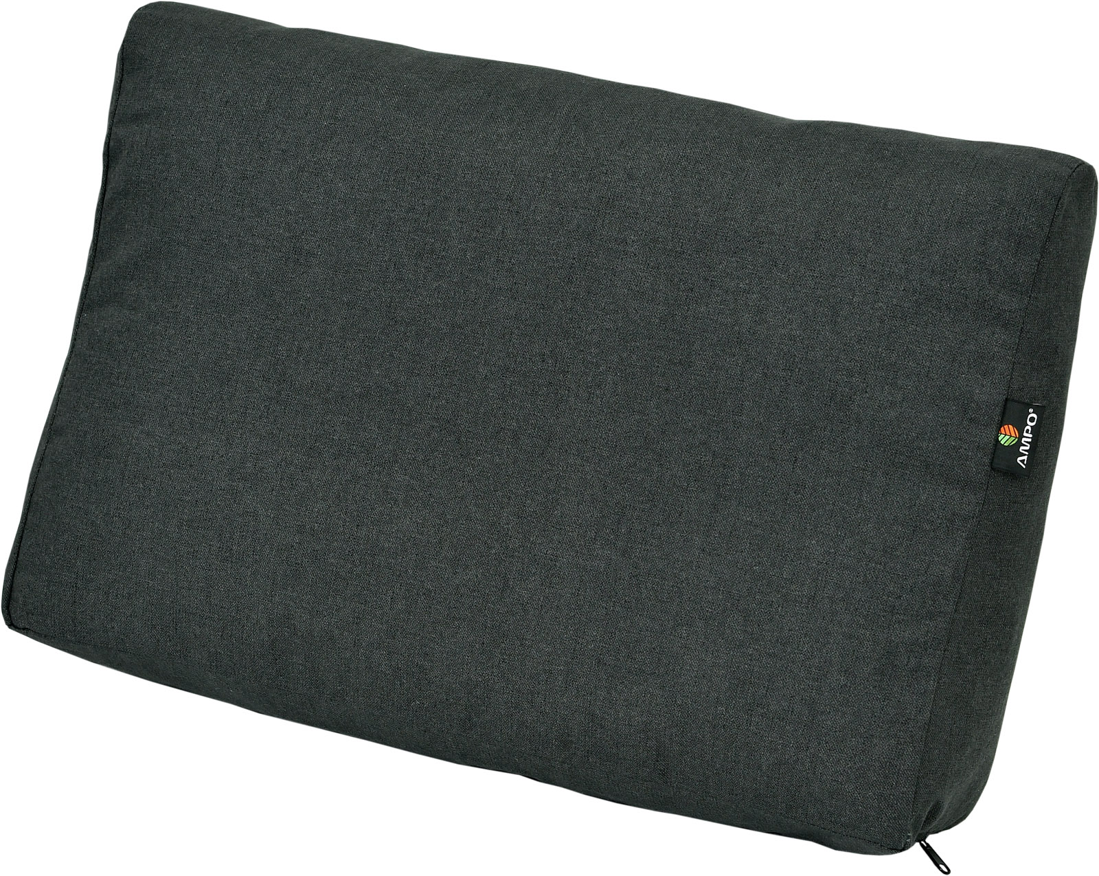 Poduszka na fotel ogrodowy oparcie AMPO wodoodporna ciemny szary 1 szt.