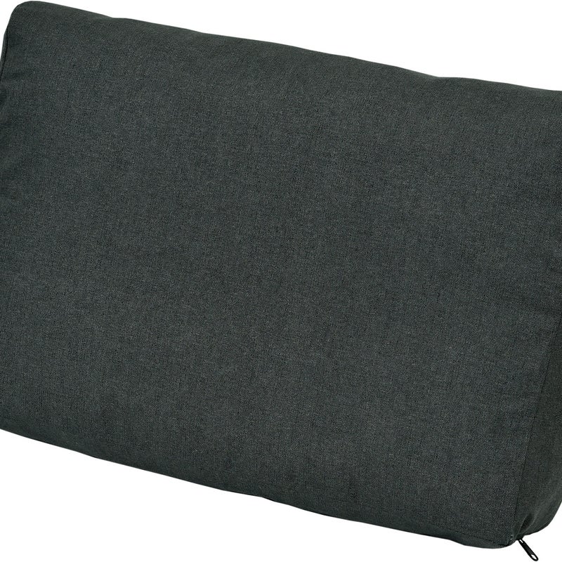 Poduszka na fotel ogrodowy oparcie AMPO wodoodporna ciemny szary 1 szt.
