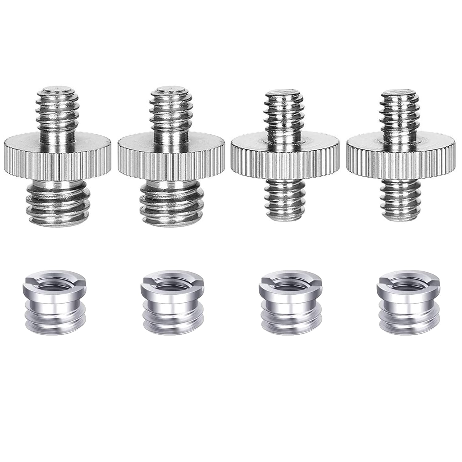 Adattatore Da 1/4" A 3/8" In Ferro Per Treppiedi E Monopiedi – Filetto Preciso, Antiscivolo, Facile Da Montare A Mano