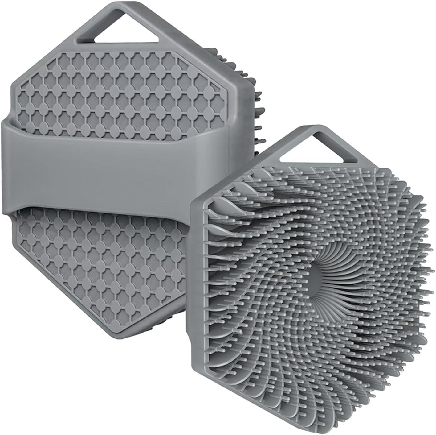 Brosse Exfoliante Et Massante En Silicone Pour Le Visage (points Noirs) - Noire