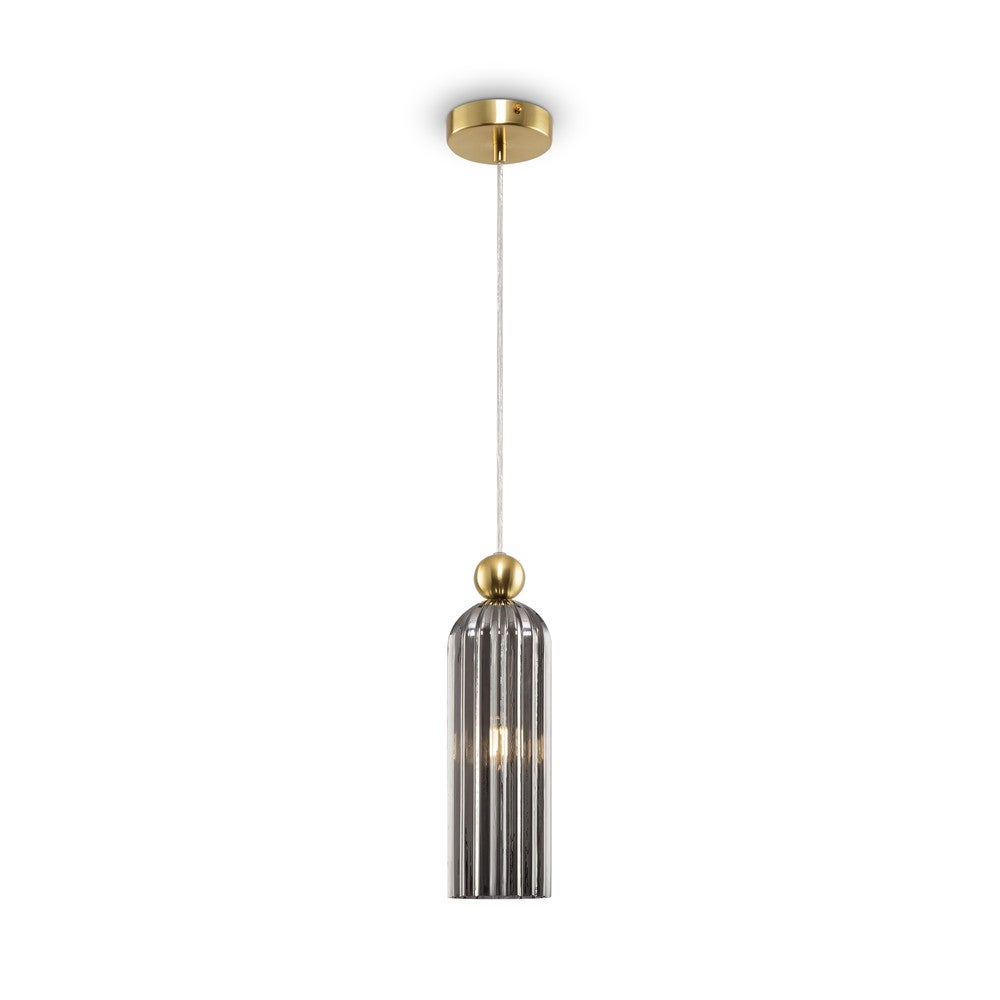 Lampa sufitowa Antic mosiężno-złota 1xE14x40W wym: 187,5 x 10 x 10 cm szkło Maytoni