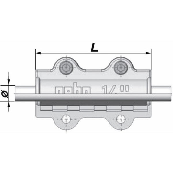 Gebo Fascetta Di Tenuta DS 60,3 Mm (2") In Ghisa Malleabile - Per Riparazioni Rapide Di Fori E Crepe Nei Tubi - 3