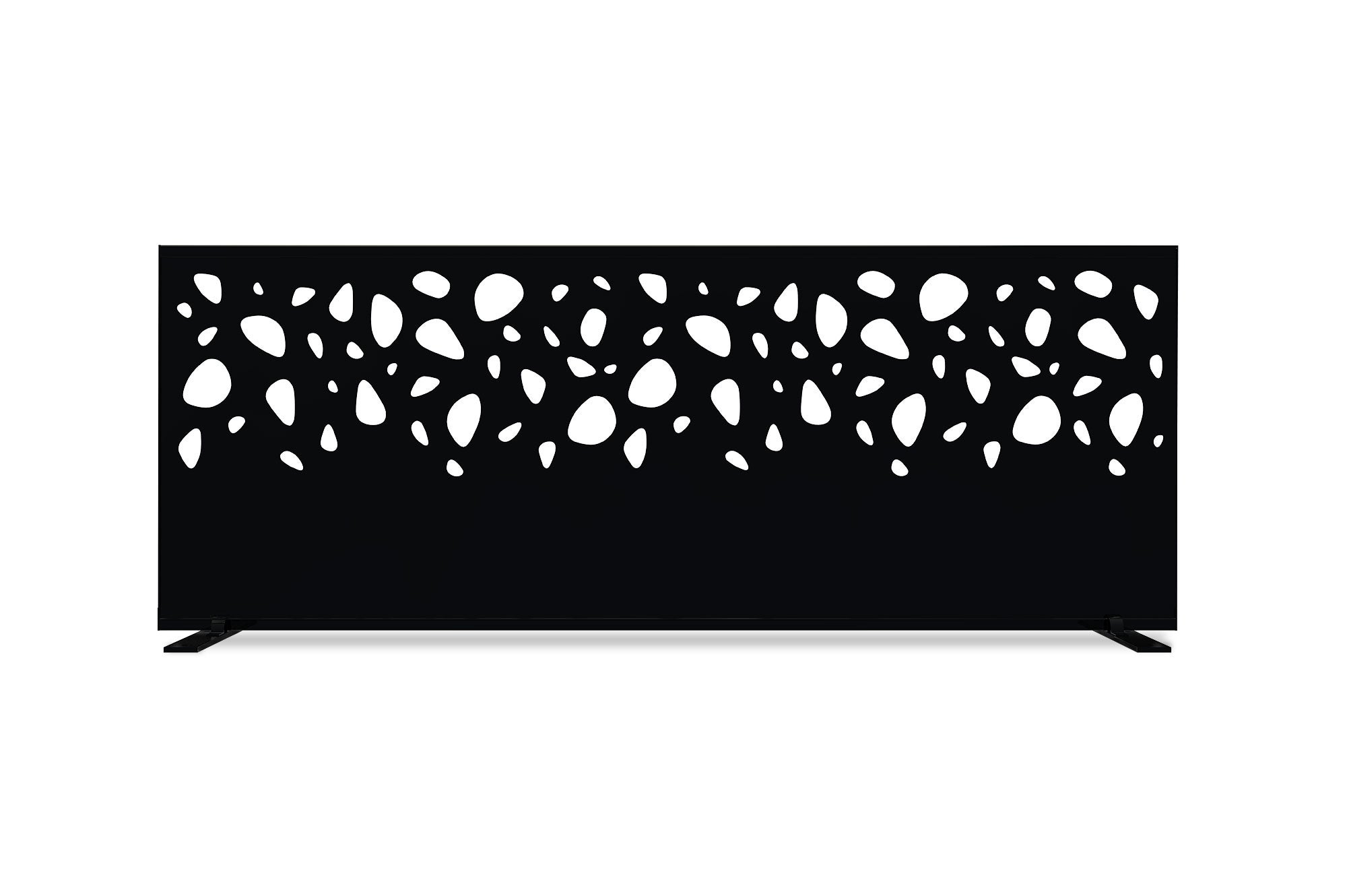 Lot de 3 panneaux décoratifs SUNNY Noir H.160cm motifs côté droit - 8