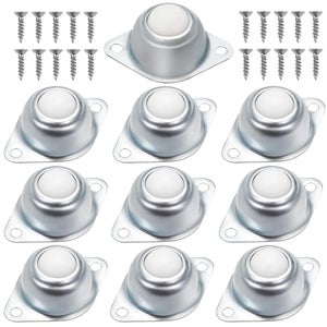 Kit Roulettes 125mm 100kg 2x Pivotante Double butée 2x Fixe