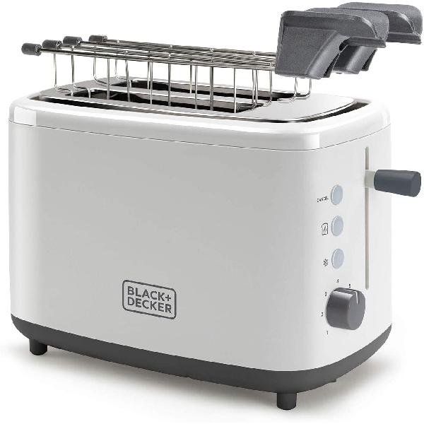 Leroy Merlin Tostadora De 2 Rebanadas Black And Decker Bxtoa820e 820 W Color Blanco