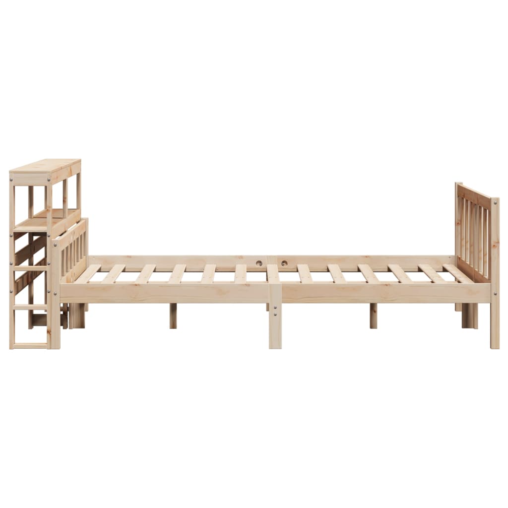 Lit double，Lit adulte，Cadre de lit sans matelas 120x190 cm bois de pin massif CSW9658421 - 5