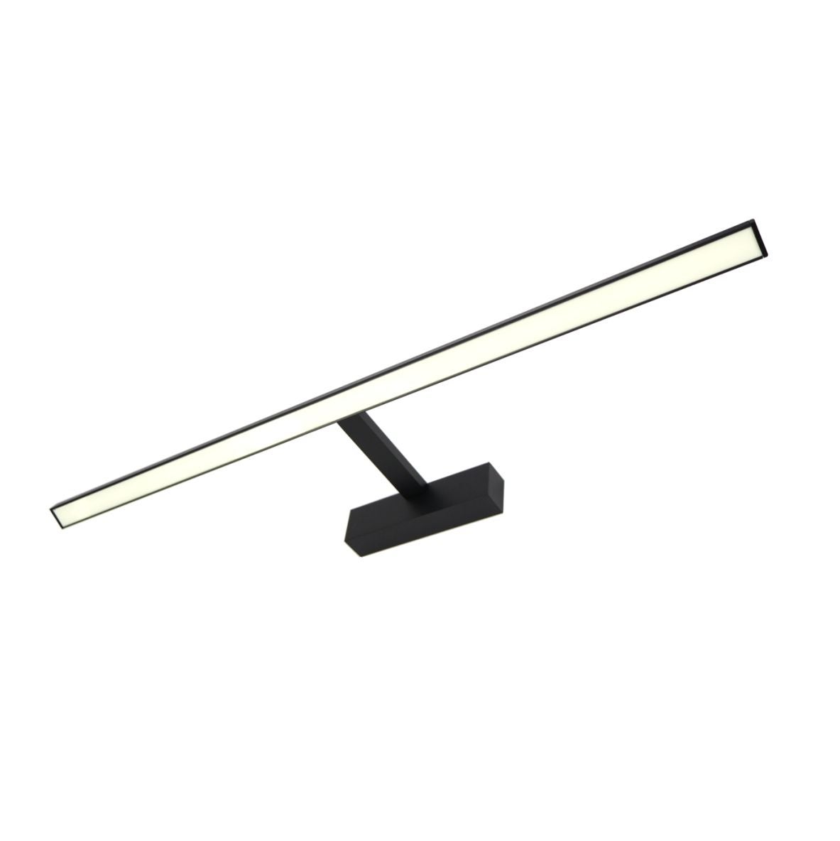 Kinkiet LED 90 cm, matowoczarny, 20 W, ciepłe światło. Articulate