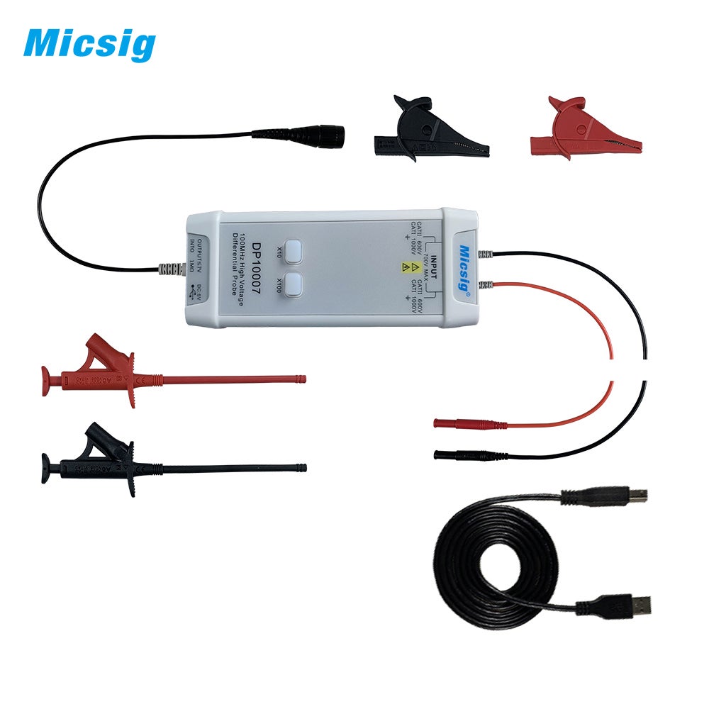 Sonde d'oscilloscope Sonde différentielle haute tension 100MHz, Kit de — free download