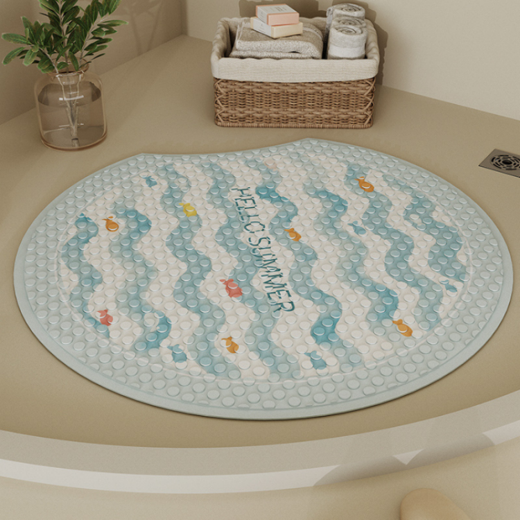 Mata antypoślizgowa do wanny i pod prysznic, 55x55cm, antypoślizgowa, do masażu stóp