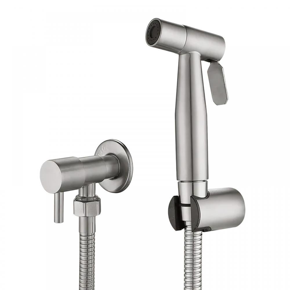 Ensemble Pulvérisateur WC en Acier Inox 304 – Douchette Hygiène Intime, Jet Pressurisé pour Salle de Bain - 2