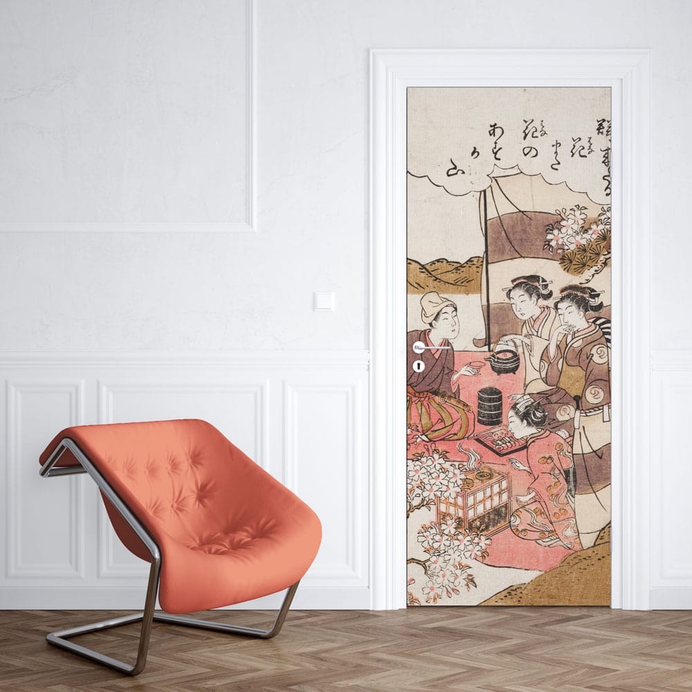 Sticker Porte D'atelier - Autocollant Trompe-l'œil Industriel 204 X 83 Cm - Déco Murale Facile - 11