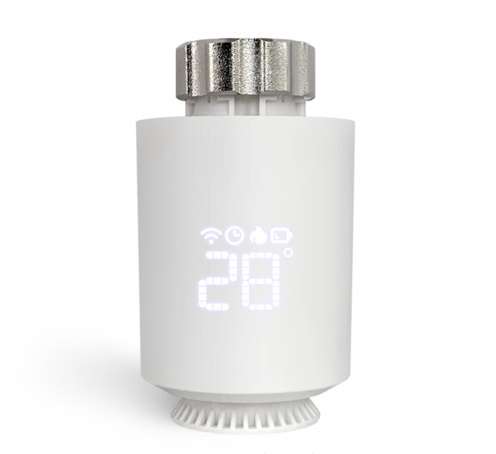 Głowica termostatyczna grzejnika Zigbee termostat grzejnikowy kompatybilny z Alexa sterowanie przez aplikację Smart Life wymagana bramka Tuya Zigbee