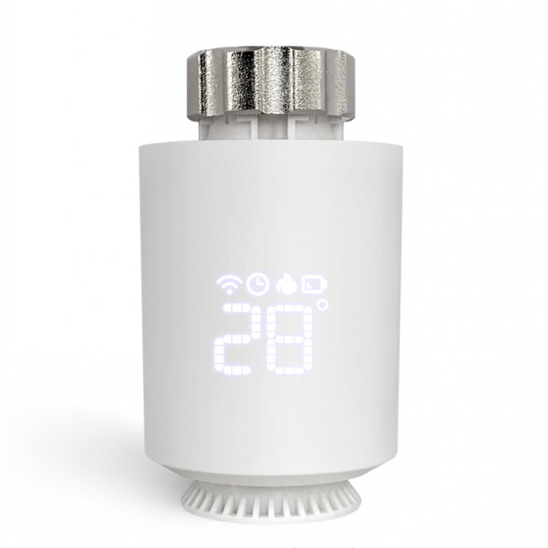 Głowica termostatyczna grzejnika Zigbee termostat grzejnikowy kompatybilny z Alexa sterowanie przez aplikację Smart Life wymagana bramka Tuya Zigbee