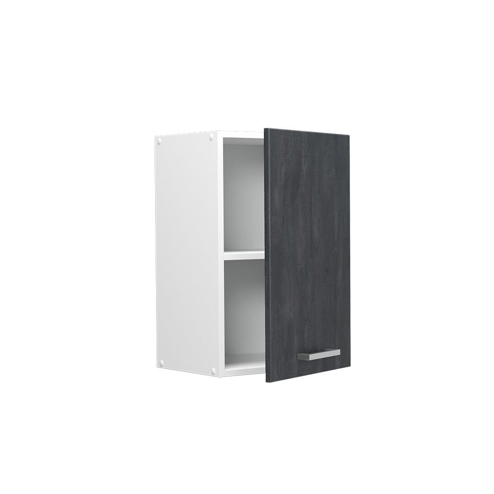 Vicco Elément haut de cuisine R-Line, Béton noir, 40cm - 4