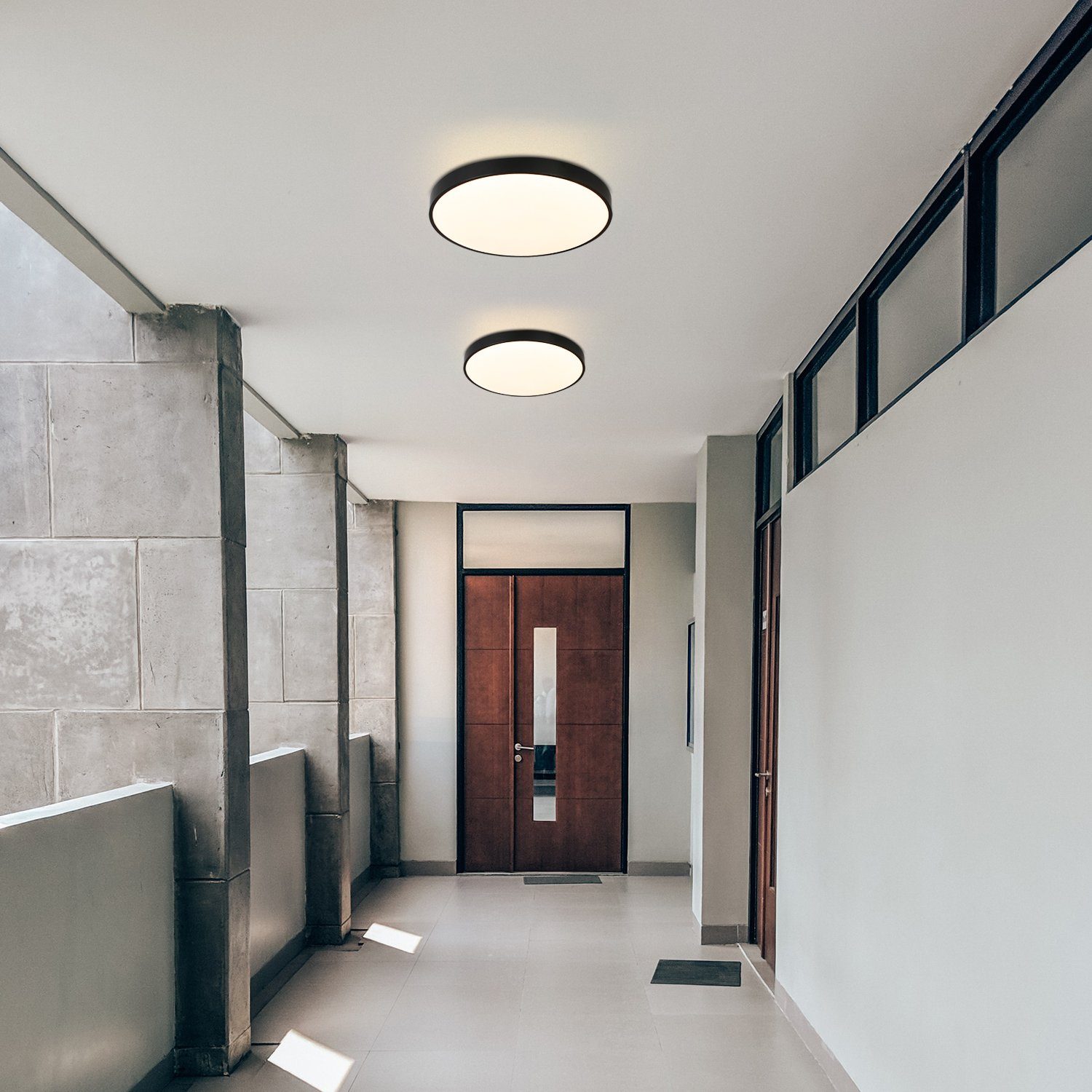 ZMH Luzes de teto LED modernas para sala de estar, banheiro, cozinha, quarto, corredor - 5