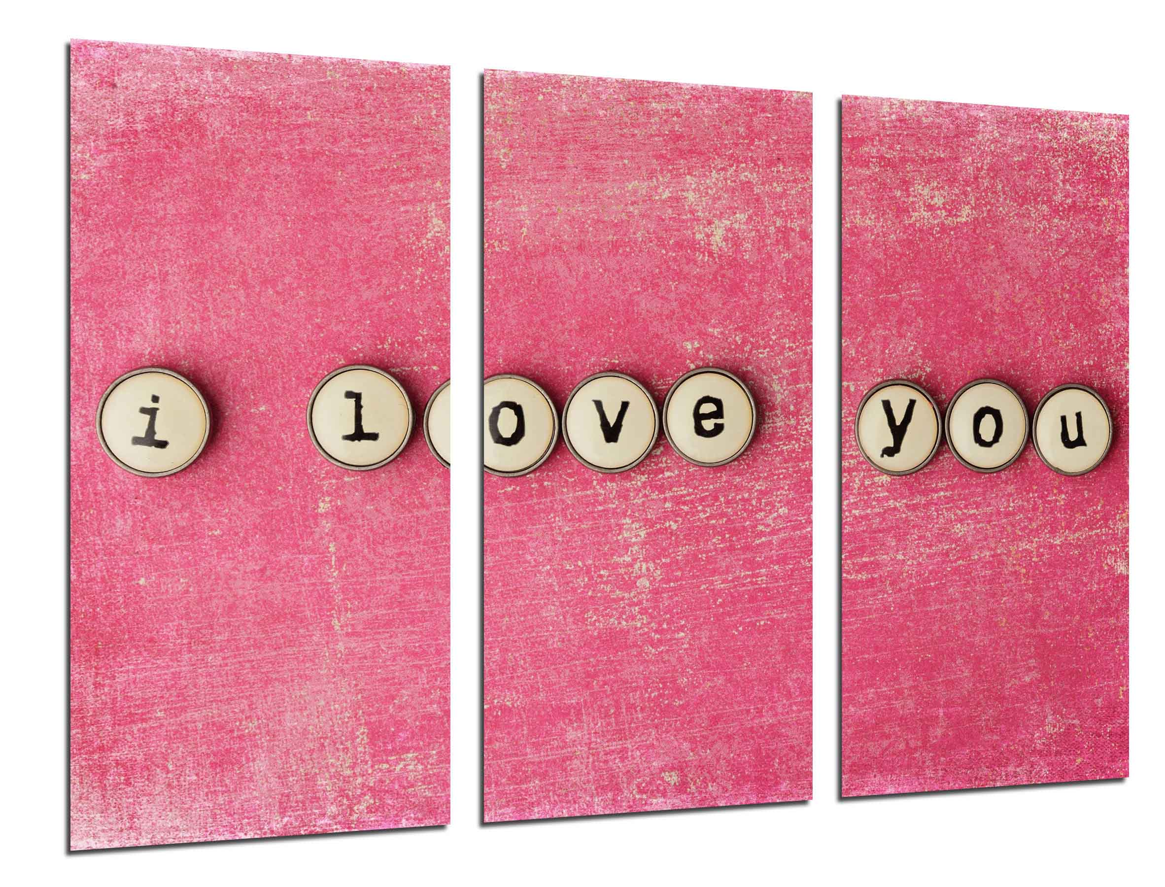 I love you, mensaje de amor, cuadro vintage, impresión fotográfica sobre madera, cuadro moderno decorativo