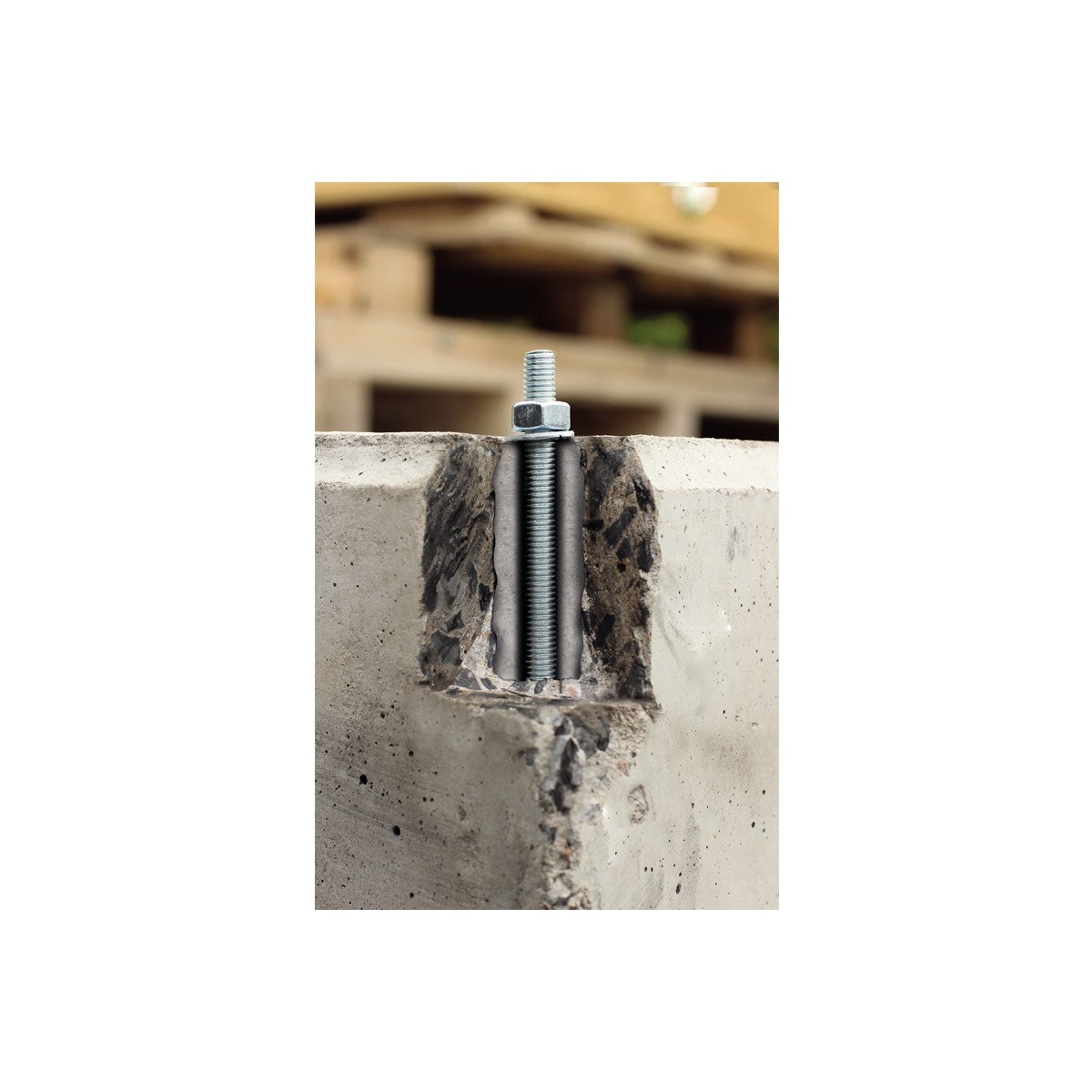 Kit di tenuta chimica M8 Aste in acciaio inox Garanzia a vita SCELL-IT Resistenza fino a 500Kg - 2