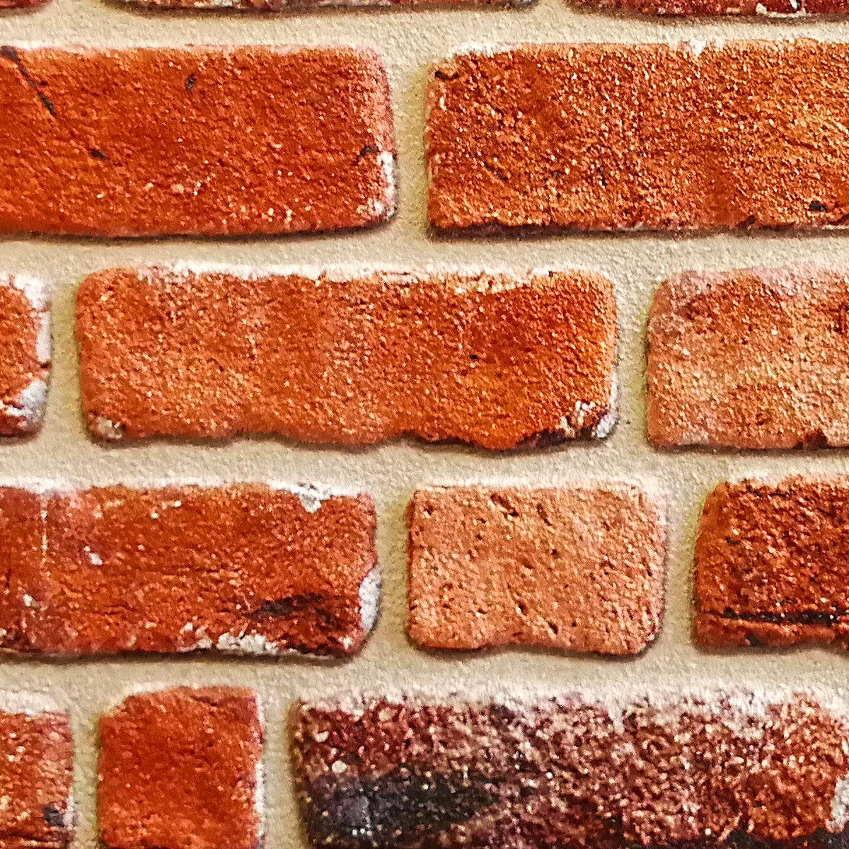 CHIMENEA - Panel Símil Ladrillo en EPS Resinado Medidas 100x50 cm Espesor 2 cm - 4