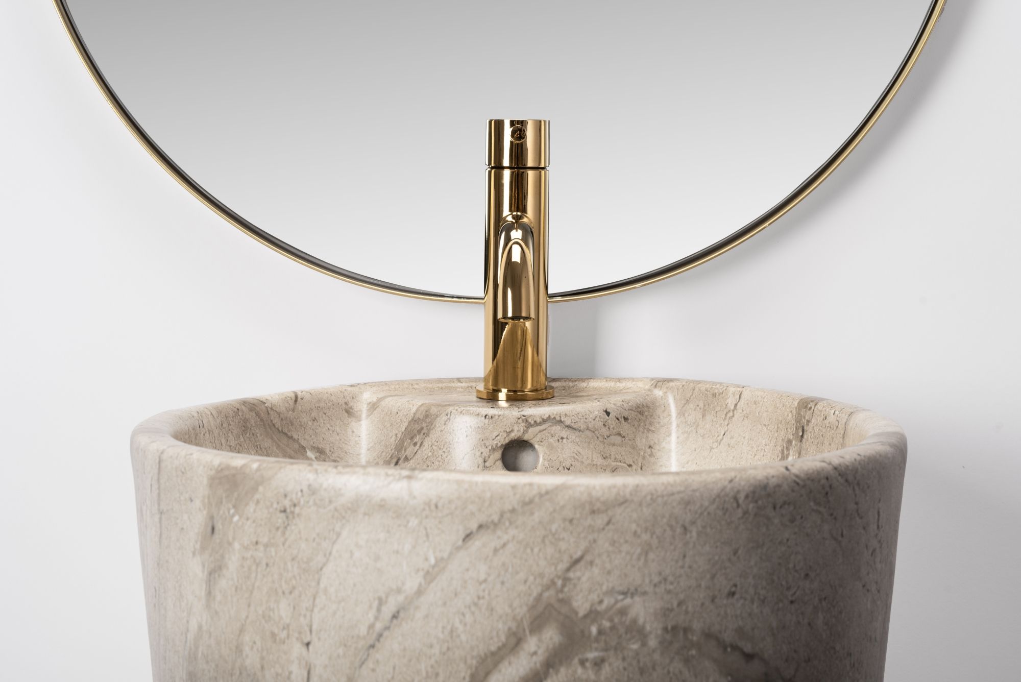 VASQUE AUTOPORTANTE REA BLANKA NATURAL MATT BEIGE 40X40X85CM - 3
