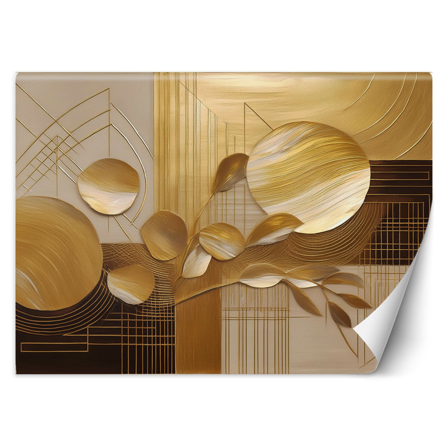 Fototapeta, Złoty Glamour Abstrakcja 400x280
