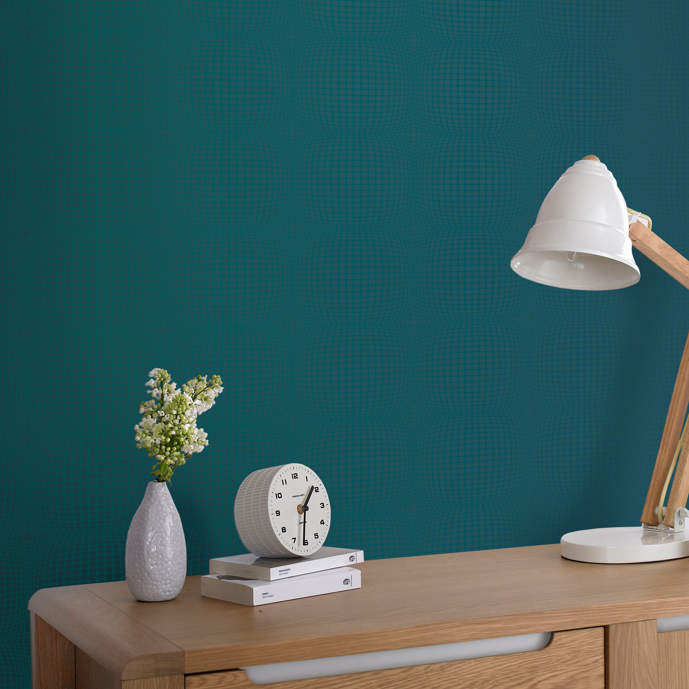 Papier peint intissé Boules Disco 1005 x 52cm Vert | Leroy Merlin