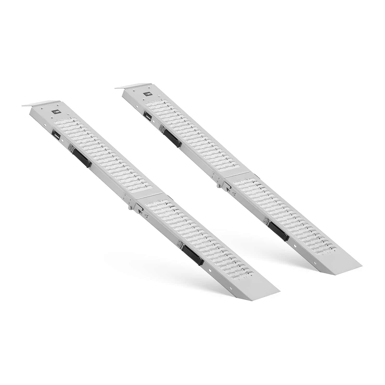 Lot De 2 Rampes De Chargement Acier Galvanisé 160cm - Moto Tondeuse Tracteur 400kg