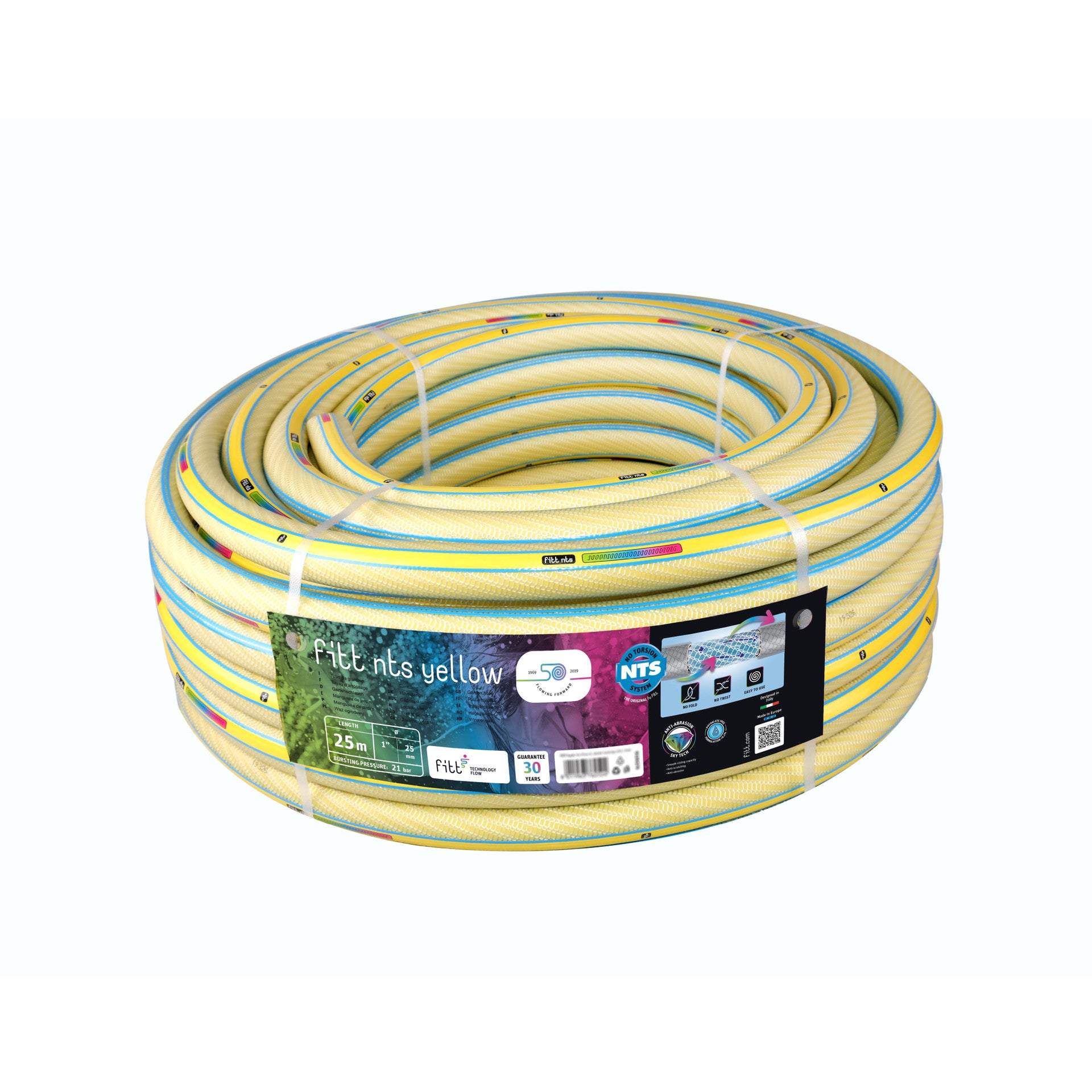 Tuyau Hydraulique 2SC DN06 - BSP 3/8, Filetage IG/AG, Longueur 500 Mm, Pression 400 Bar