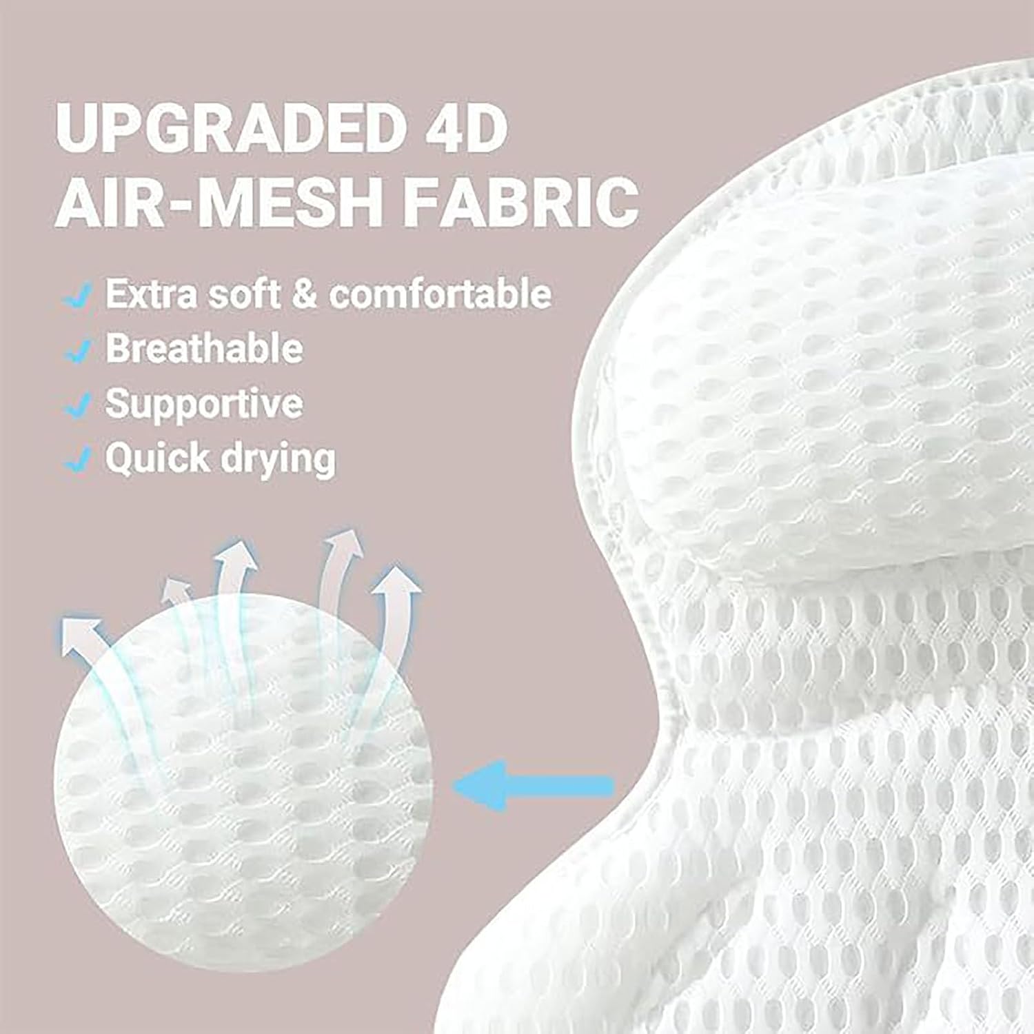 Coussin Baignoire, Coussin de Bain, Coussin Baignoire Adulte avec