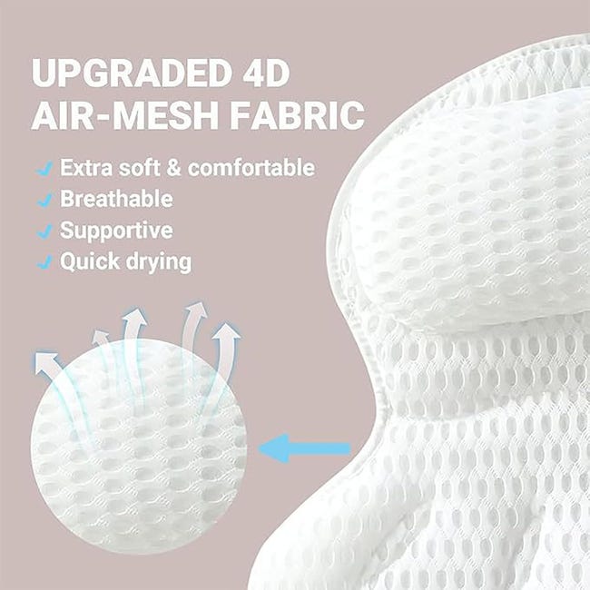 Coussin Baignoire, Coussin de Bain, Coussin Baignoire Adulte avec Coussin Baignoire, Coussin de Bain, Coussin Baignoire Adulte avec