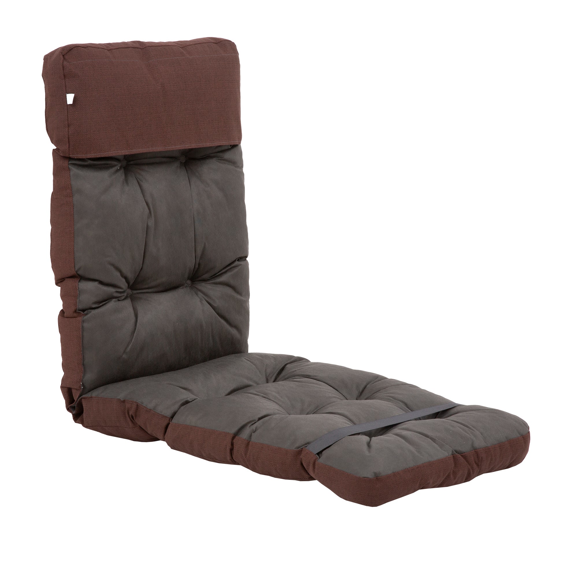 Poduszka na fotel ogrodowy 155 x 48 cm Cordoba Plus brązowy PATIO - 2