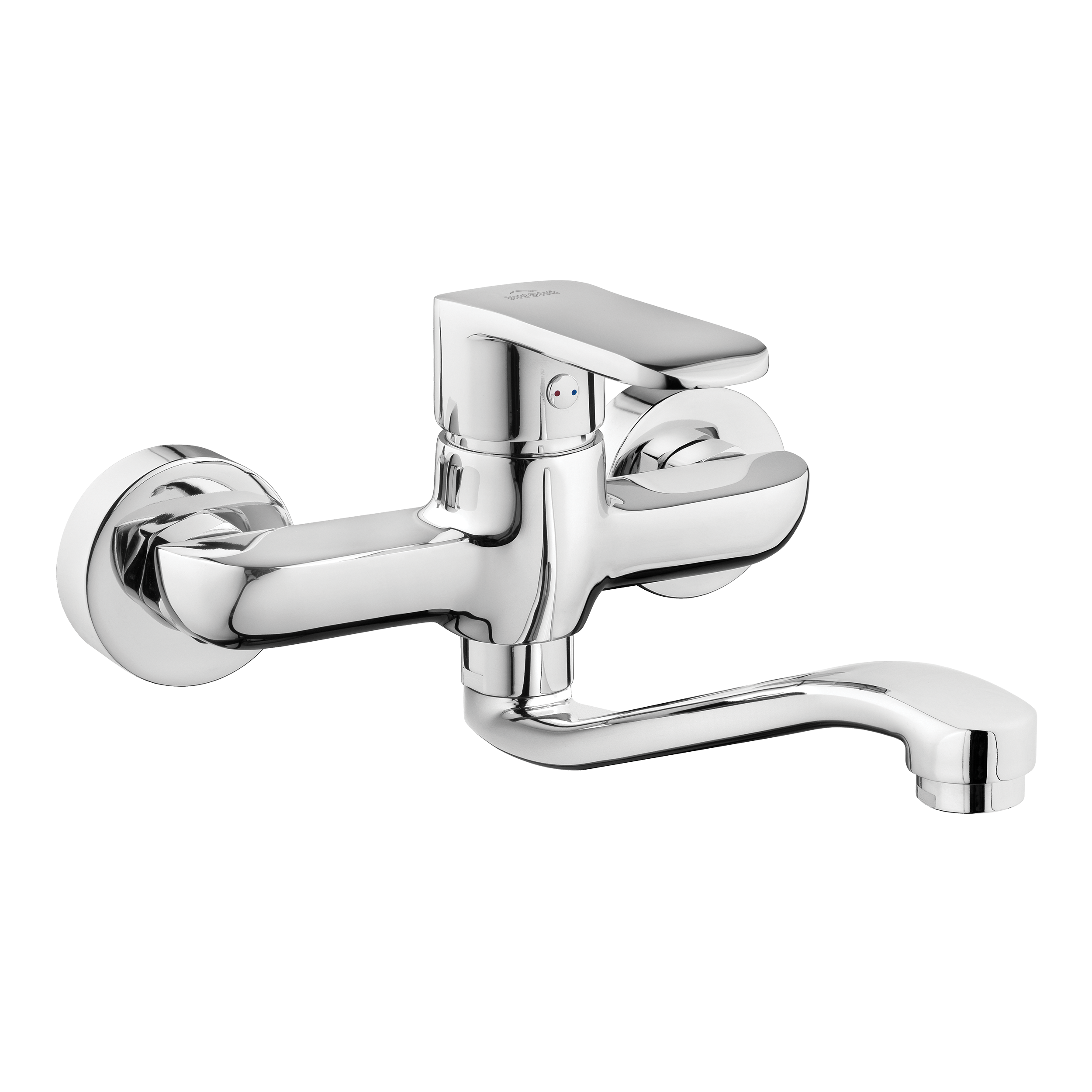 Bateria kuchenna scienna Invena Siros wylewka 21,5 cm chrom