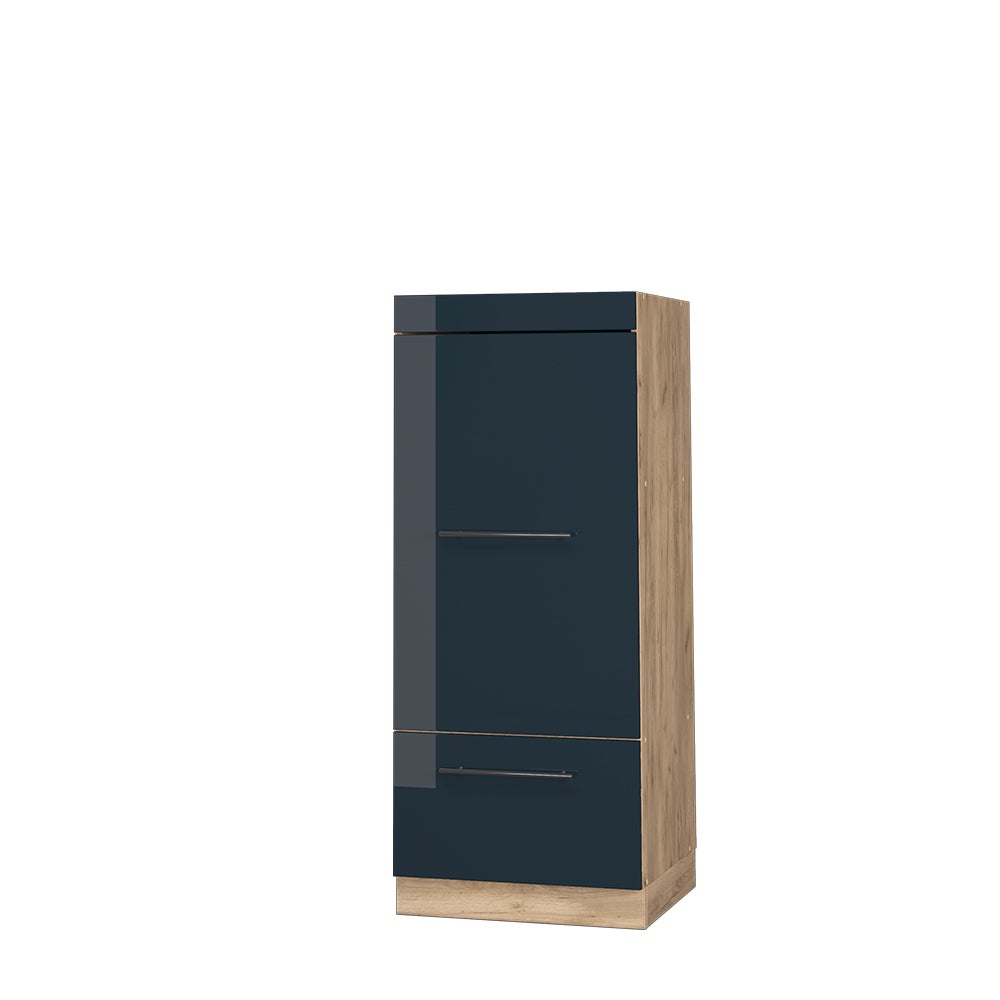 Vicco Szafka do mikrofalówki Fame-Line, Ciemnoniebieski wysoki połysk, 60 cm