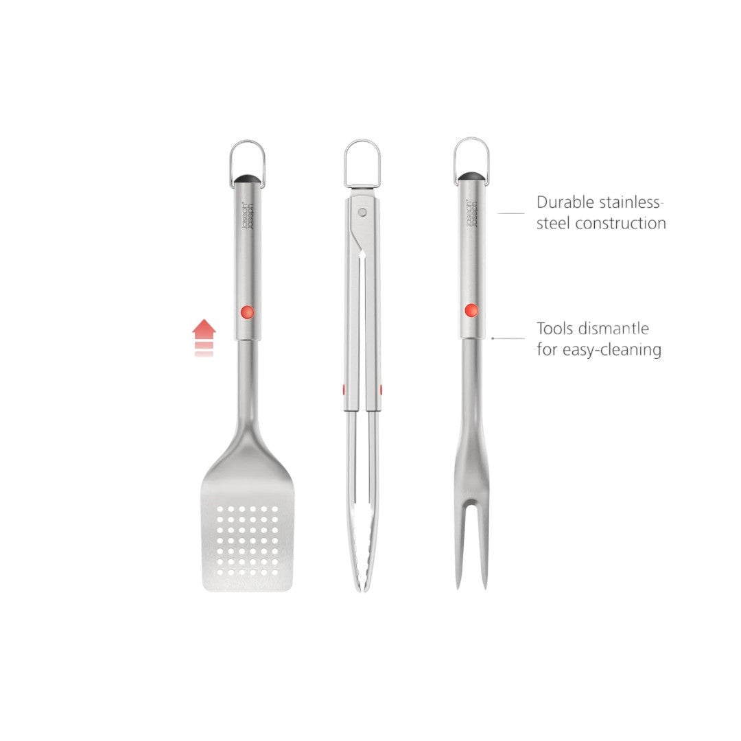 Kit 3 Accessori Weber In Inox Accessori Barbecue Pinza Spatola Forchettone 34415171