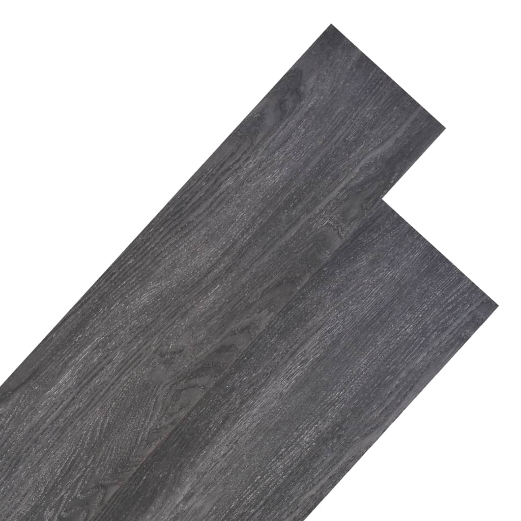 Vidaxl lamas de suelo no autoadhesivas pvc negro y blanco 5,26 m² 2 mm