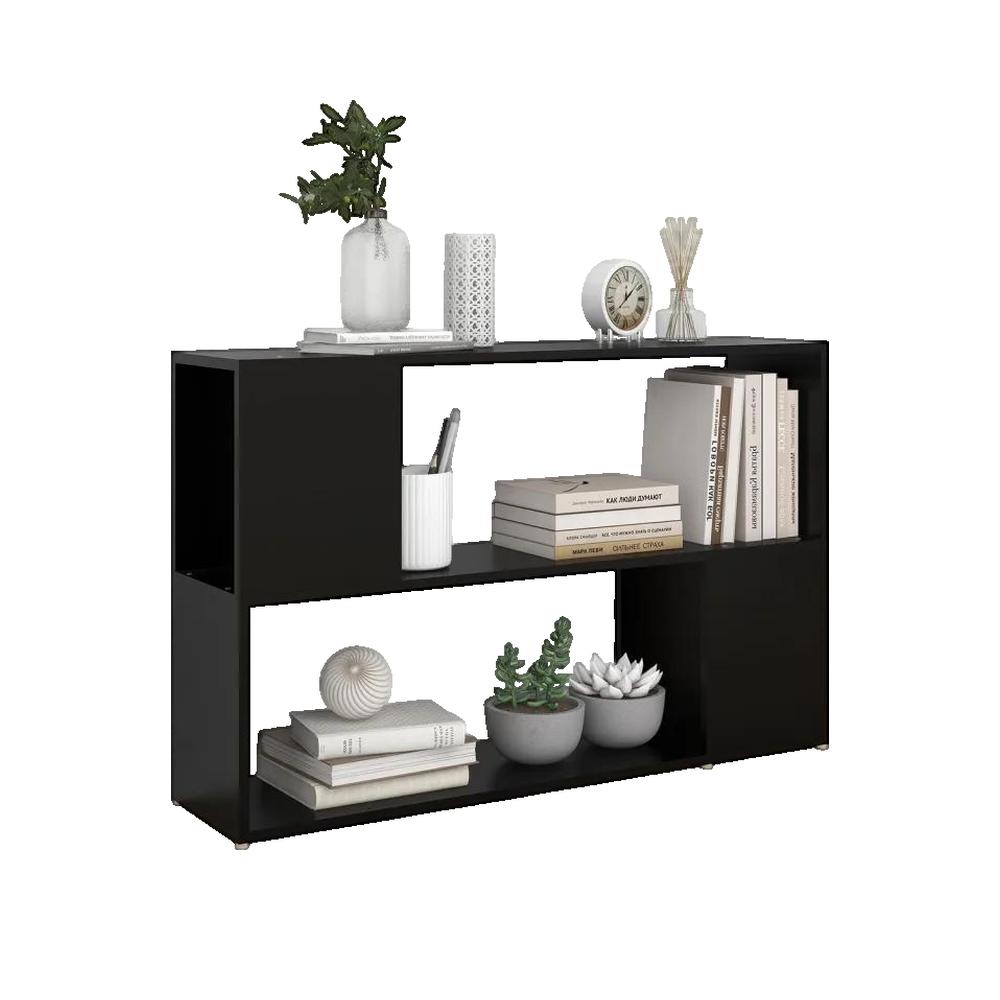 Vidaxl Librería De Madera Contrachapada 100X24x63 Cm Negro , Leroy Merlin