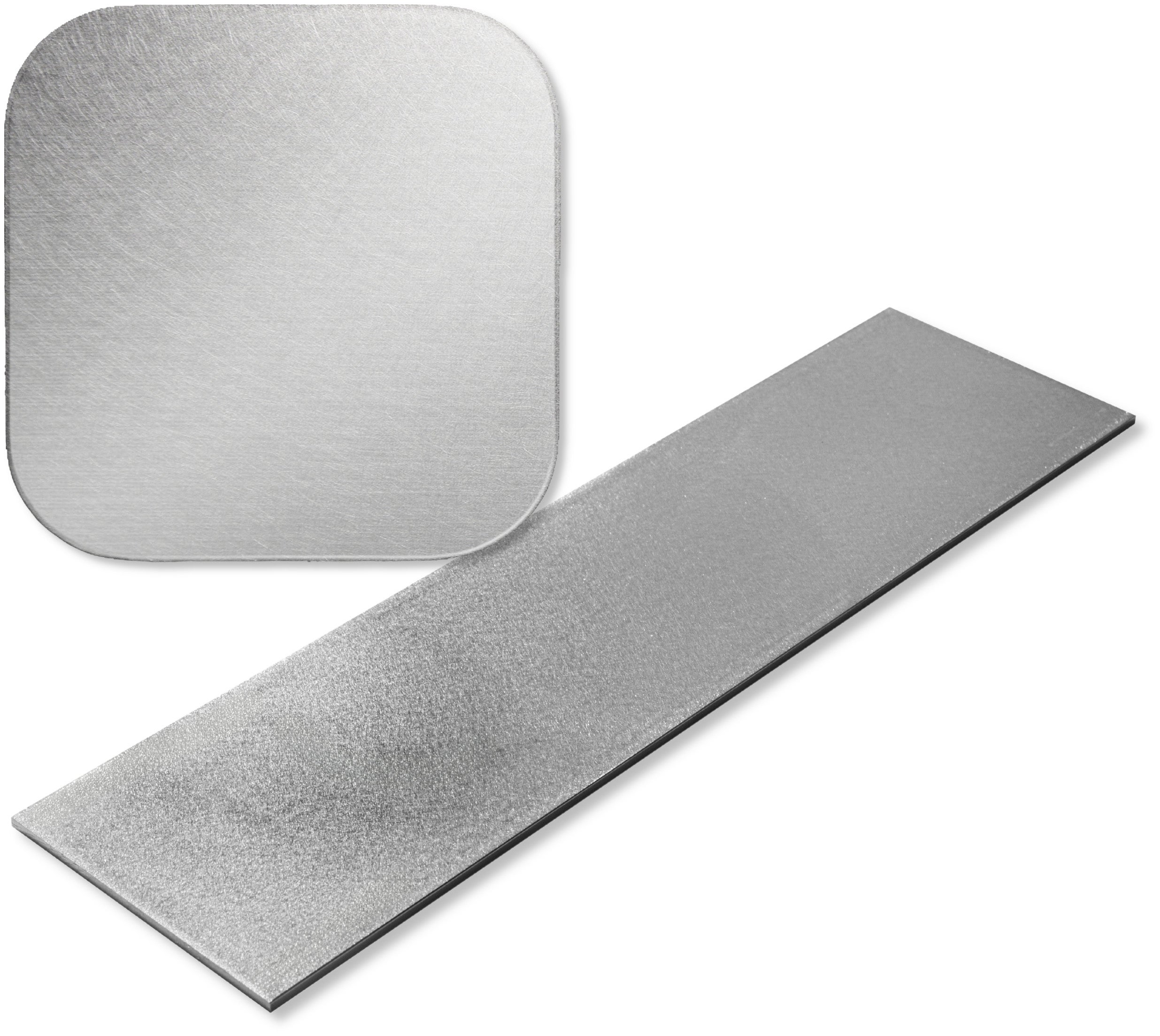 Barre plate en aluminium satiné 10x4mm 20cm Profilé EN6060 PA38 + découpe sur mesure - 6