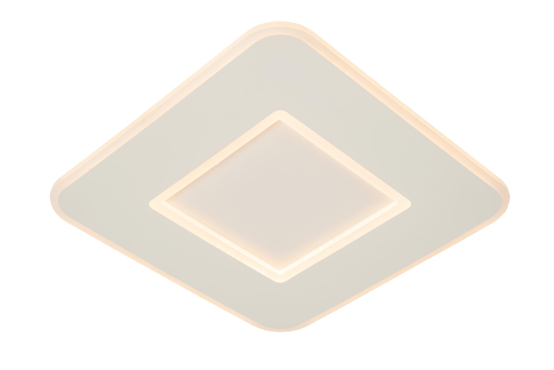 Plafon kwadratowy AXELLE LED 24W Ciepła biel 1200lm biały wym:4,6x39,4x39,4cm IP20 Lucide