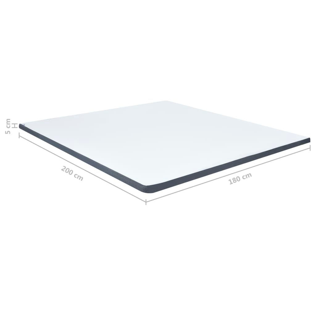 Surmatelas de sommier tapissier 200x180x5 cm - 9