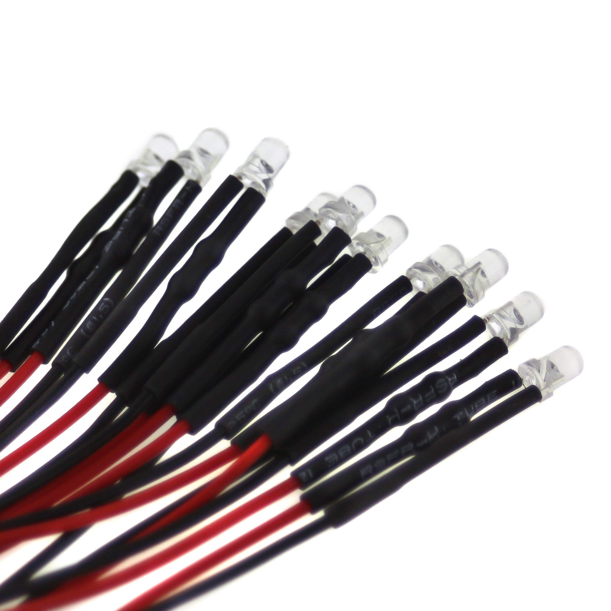10 diodi led 5 mm bianco FREDDO alta luminosità + RESISTENZE OMAGGIO