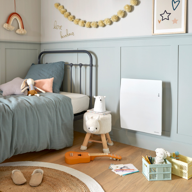 Radiateur connecté Agilia horizontal 1500W blanc carat - ATLANTIC - 503124 - 3