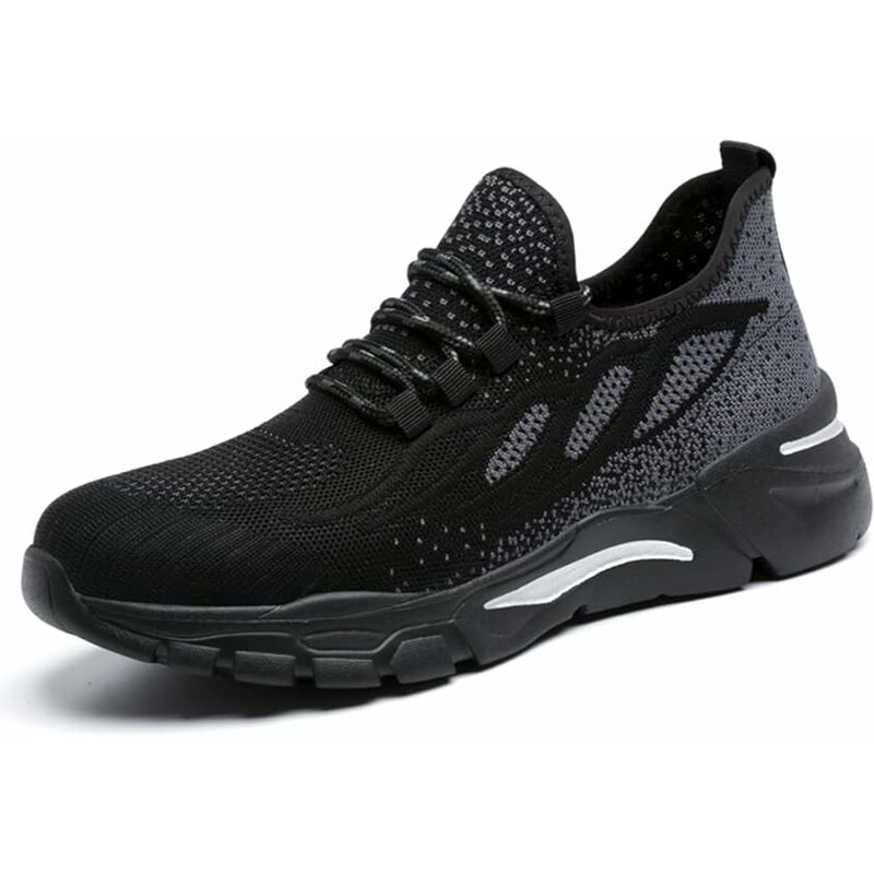 Zapatos de seguridad para hombre, zapatillas deportivas con
