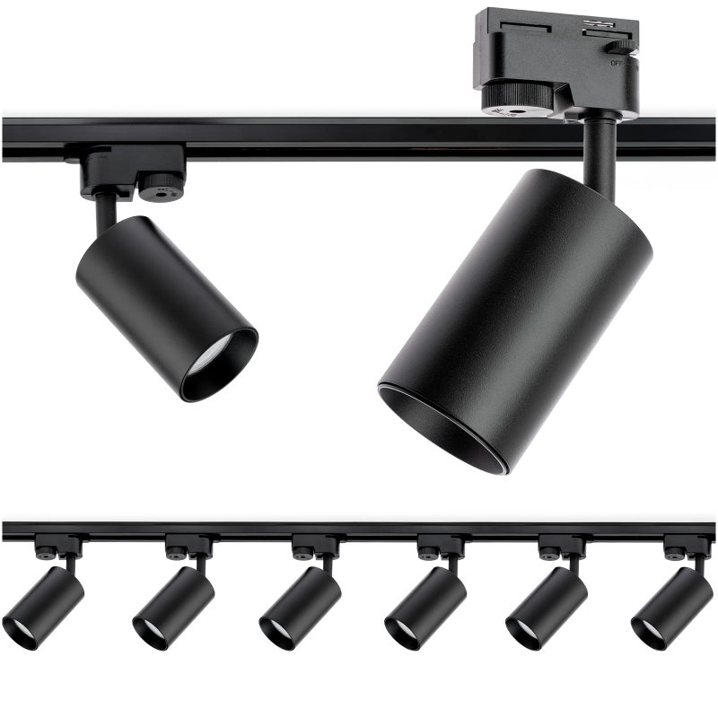 Zestaw Szyna Lumiled Oświetleniowa Szynoprzewód 2 m + 6x Reflektor Szynowy GU10 Czarny